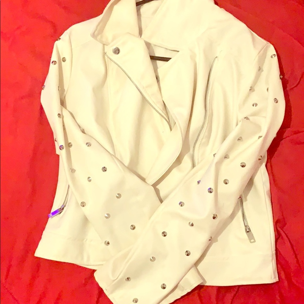 White stylish jacket